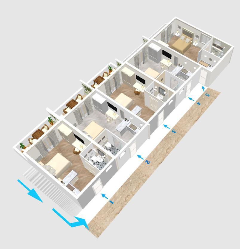 Maridea Casa Vacanza- Le Alcove Sul Mare Suites 폰차 외부 사진