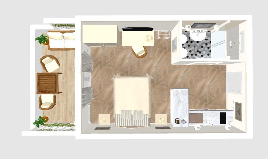 Maridea Casa Vacanza- Le Alcove Sul Mare Suites 폰차 객실 사진